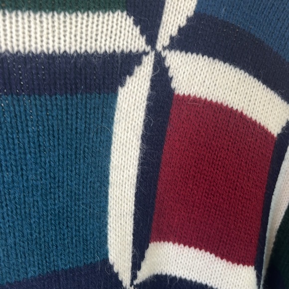 Mens Vintage Jed Size Medium Wool Blend Sweater Retro Oversized Fit Classic - Picture 7 of 8